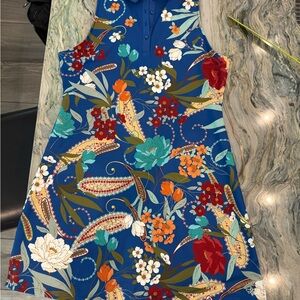 Johnny Was Floral Sleeveless Athletic Dress